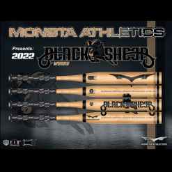Clearance – Monsta Wood Grain Black Sheep LE 12.5″ USA Slowpitch Softball Bat: Balanced