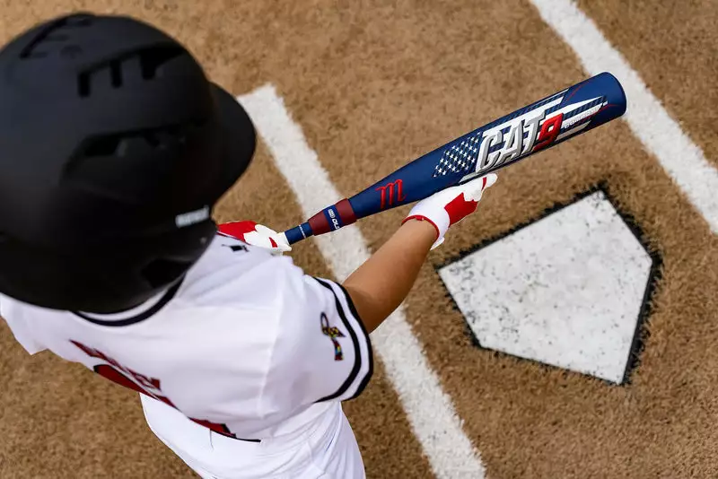 Clearance – Marucci CAT 9 Composite America (-10) USSSA Baseball Bat: MSBCCP910A - Image 5