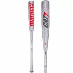 Clearance – Marucci CAT 7 Silver (-10) USSSA Baseball Bat: MSBC7210S