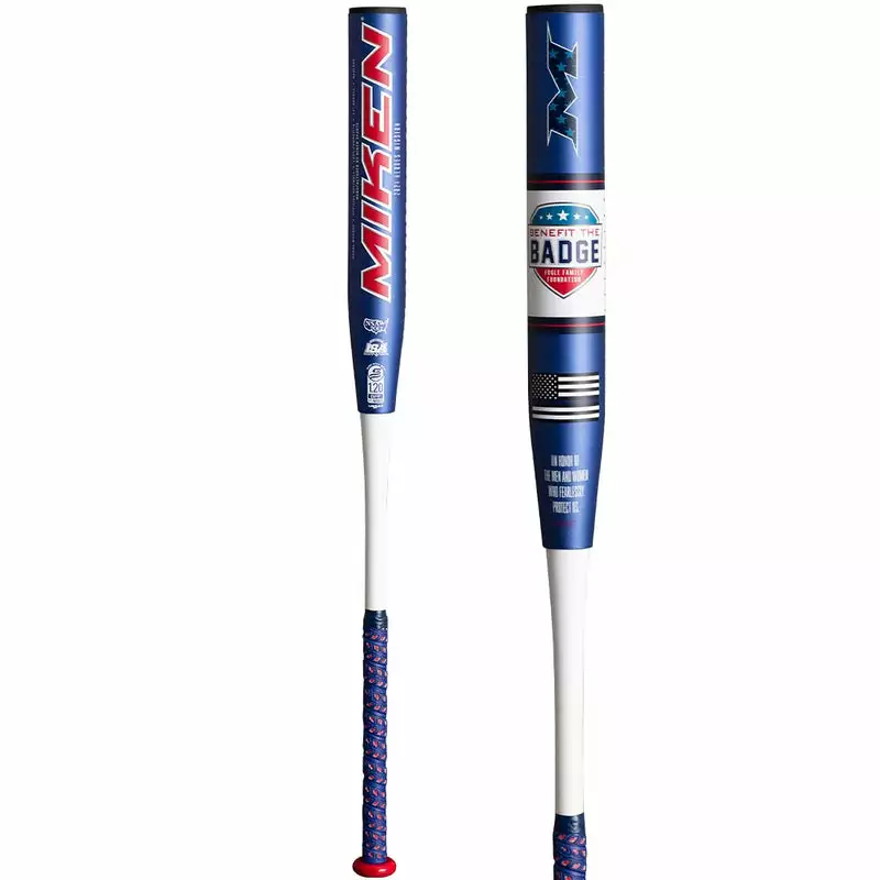 Clearance – 2021 Miken Benefit The Badge 12″ USSSA Slowpitch Softball Bat: MBDGEU