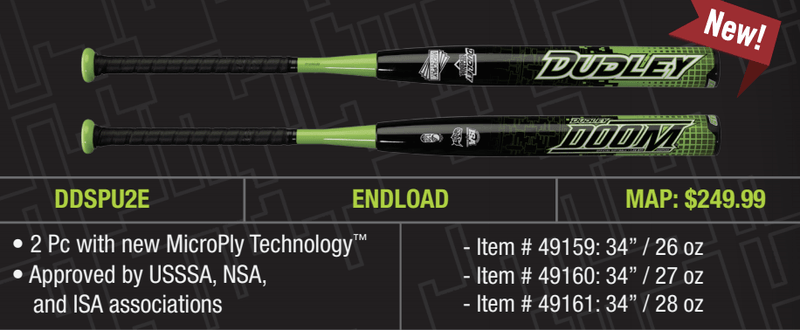 Clearance – 2020 Dudley Doom End-Loaded USSSA Slowpitch Softball Bat: DDSPU2E - Image 2