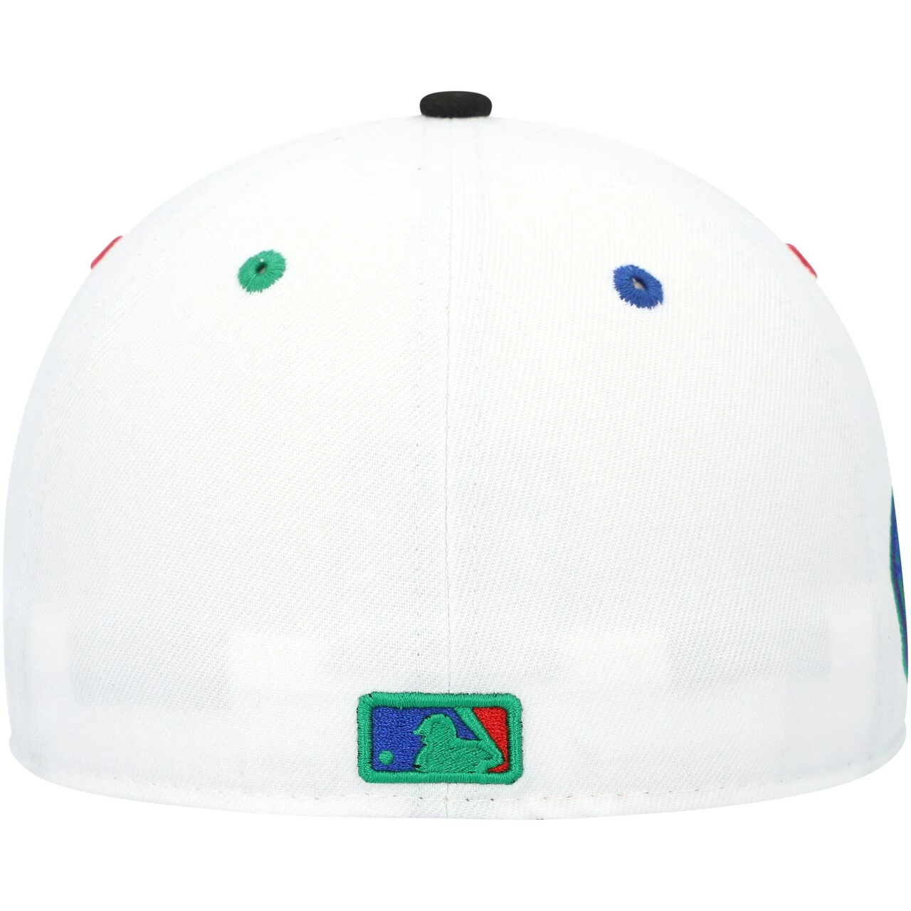 Men's Baltimore Orioles New Era White/Black Primary Eye 59FIFTY Fitted Hat - Image 4