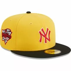 Men's New York Yankees New Era Yellow/Black Grilled 59FIFTY Fitted Hat