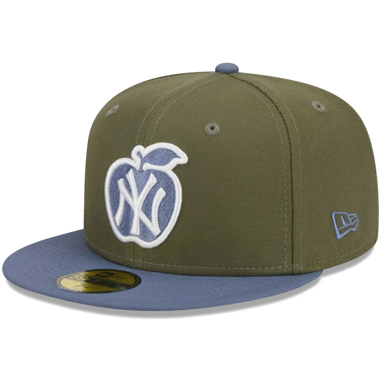Men's New York Yankees New Era Olive/Blue 59FIFTY Fitted Hat - Image 3