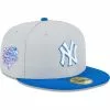 Men's New York Yankees New Era Gray/Blue Dolphin 59FIFTY Fitted Hat