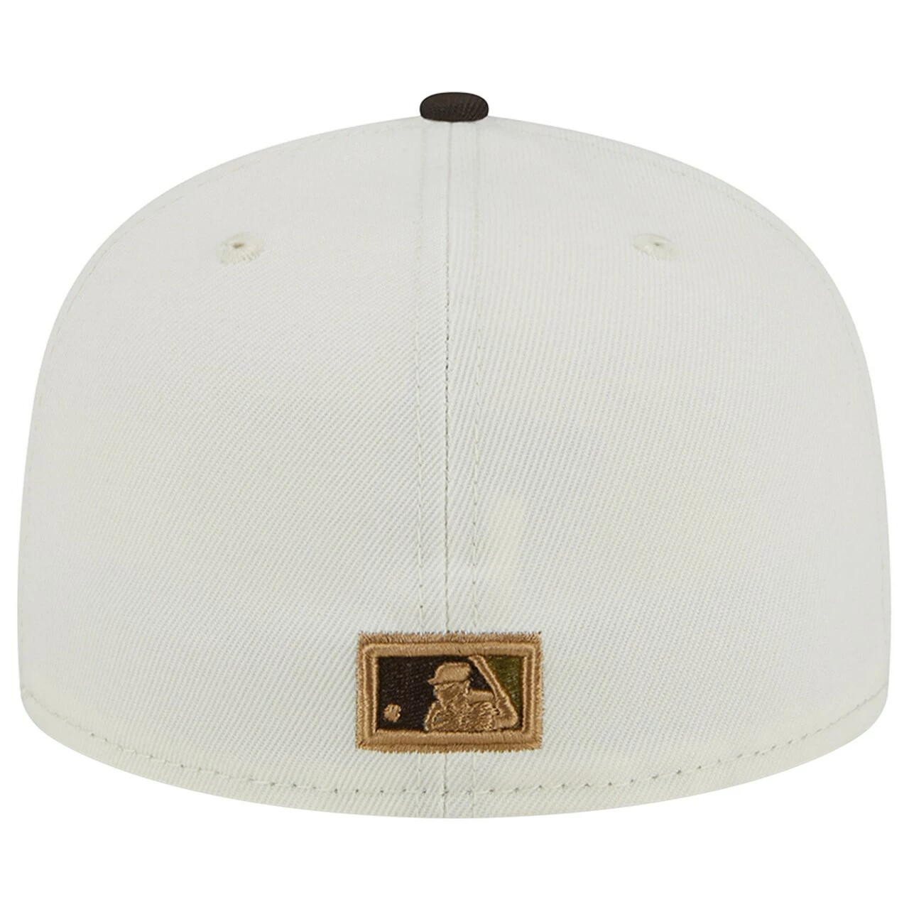 Men's New York Yankees New Era White/Brown 1956 World Series 59FIFTY Fitted Hat - Image 4