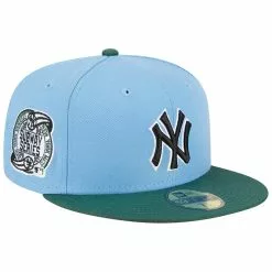 Men's New York Yankees New Era Sky Blue/Cilantro 2000 Subway Series 59FIFTY Fitted Hat