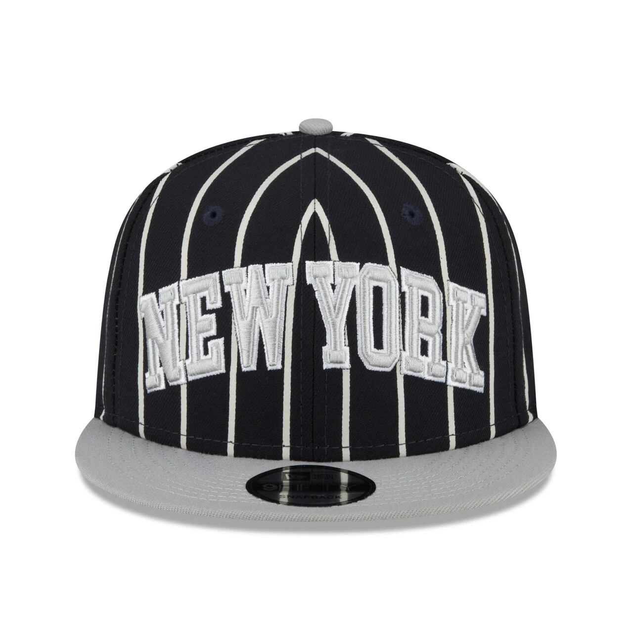 Men's New York Yankees New Era Navy/Gray City Arch 9FIFTY Snapback Hat - Image 2
