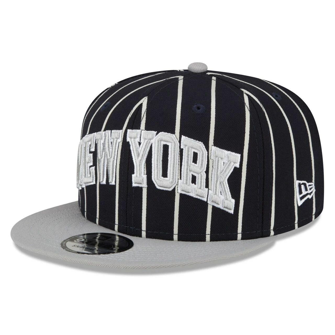 Men's New York Yankees New Era Navy/Gray City Arch 9FIFTY Snapback Hat - Image 3