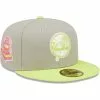 Men's New York Yankees New Era Gray/Green 1956 World Series Cyber 59FIFTY Fitted Hat