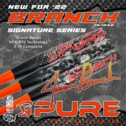 Clearance – 2022 PURE Sports Jason Branch Signature 2PC 12″ USSSA Slowpitch Softball Bat