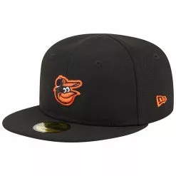 Infant Baltimore Orioles New Era Black My First 59FIFTY Fitted Hat