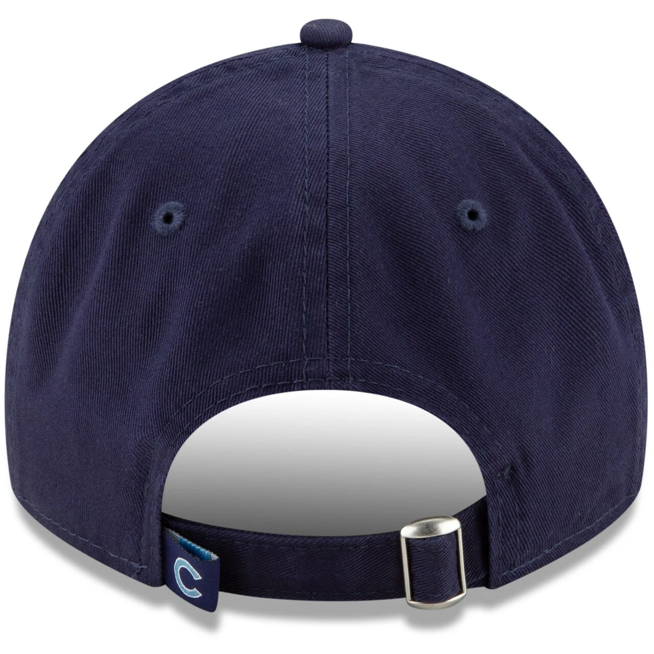 Men's Chicago Cubs New Era Navy/Light Blue 2021 City Connect 9TWENTY Adjustable Hat - Image 4