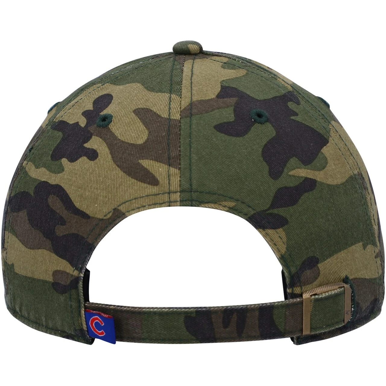 Men's Chicago Cubs '47 Camo Logo Clean Up Adjustable Hat - Image 4