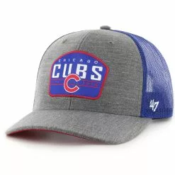 Men's Chicago Cubs '47 Charcoal Slate Trucker Snapback Hat