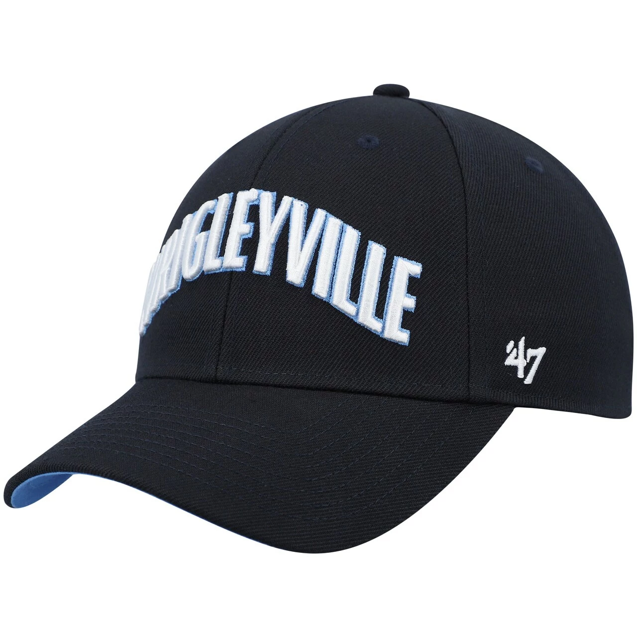 Men's Chicago Cubs '47 Navy City Connect MVP Adjustable Hat - Image 3