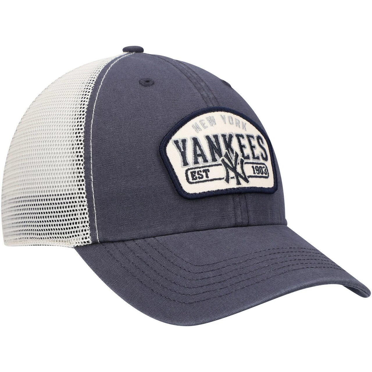 Men's New York Yankees '47 Navy Penwald Clean Up Trucker Snapback Hat - Image 3