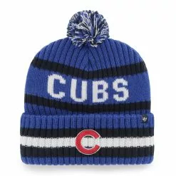 Men's Chicago Cubs '47 Royal Bering Cuffed Knit Hat With Pom