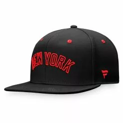 Men's New York Yankees Fanatics Branded Black Iconic Wordmark Fitted Hat