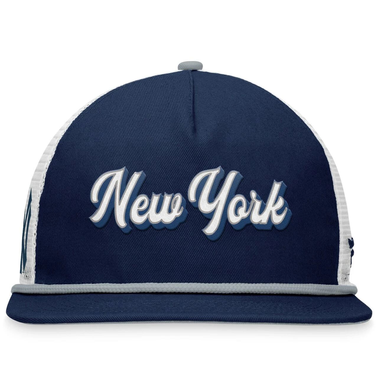 Men's New York Yankees Fanatics Branded Navy Heritage Golfer Snapback Hat - Image 2
