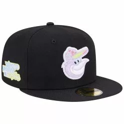 Men's Baltimore Orioles New Era Black Multi-Color Pack 59FIFTY Fitted Hat