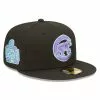 Men's Chicago Cubs New Era Black 2016 World Series Black Light 59FIFTY Fitted Hat