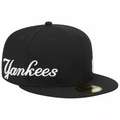 Men's New York Yankees New Era Black Jersey 59FIFTY Fitted Hat