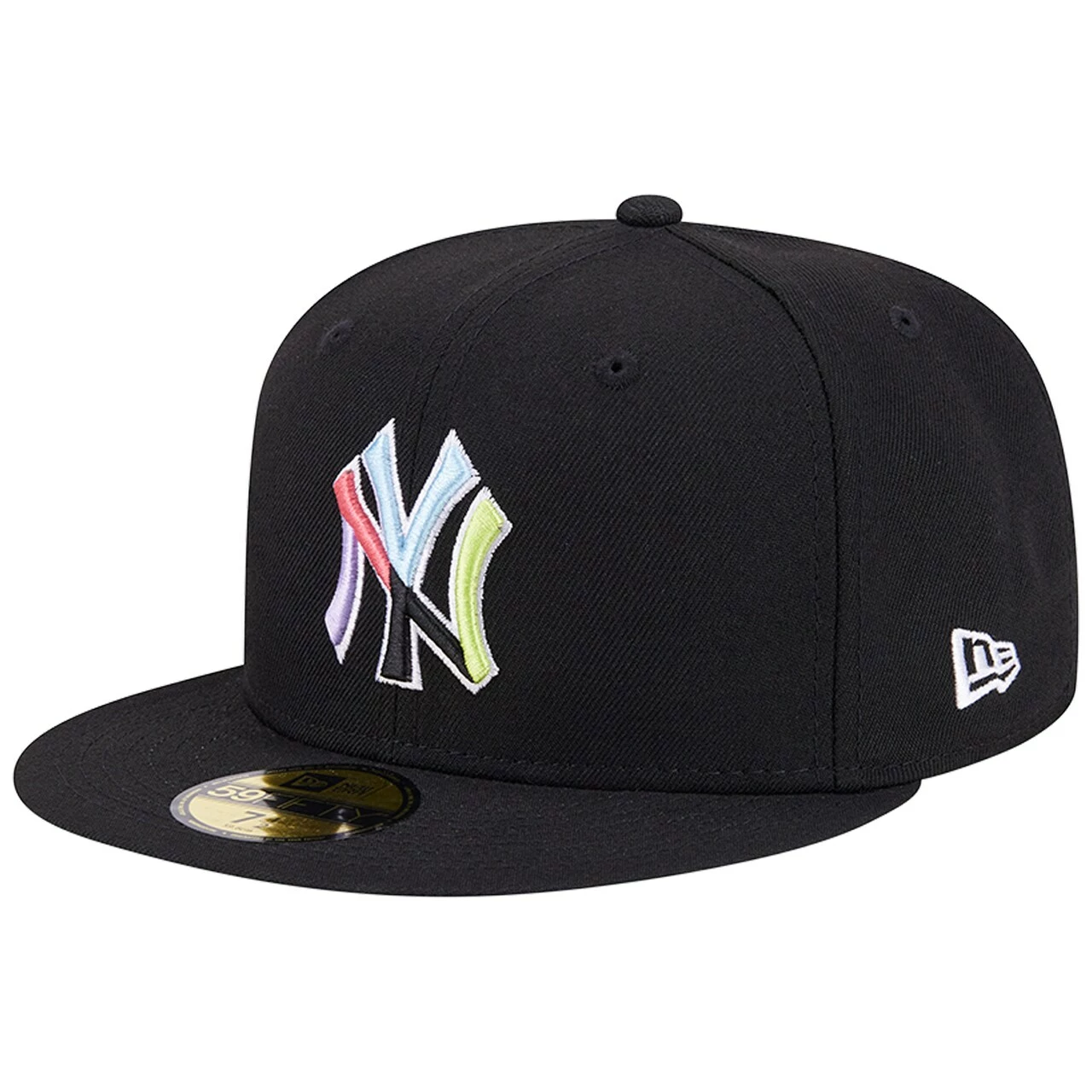 Men's New York Yankees New Era Black Multi-Color Pack 59FIFTY Fitted Hat - Image 3