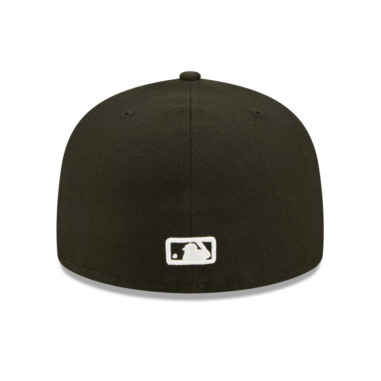 Men's New York Yankees New Era Black Team Logo 59FIFTY Fitted Hat - Image 4