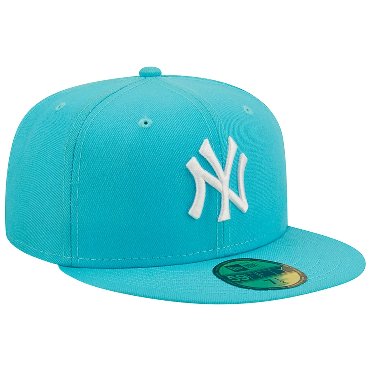 Men's New York Yankees New Era Blue Vice Highlighter Logo 59FIFTY Fitted Hat - Image 3