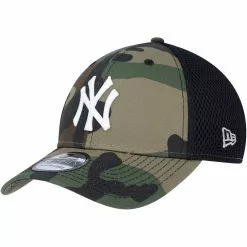 Men's New York Yankees New Era Camo Team Neo 39THIRTY Flex Hat