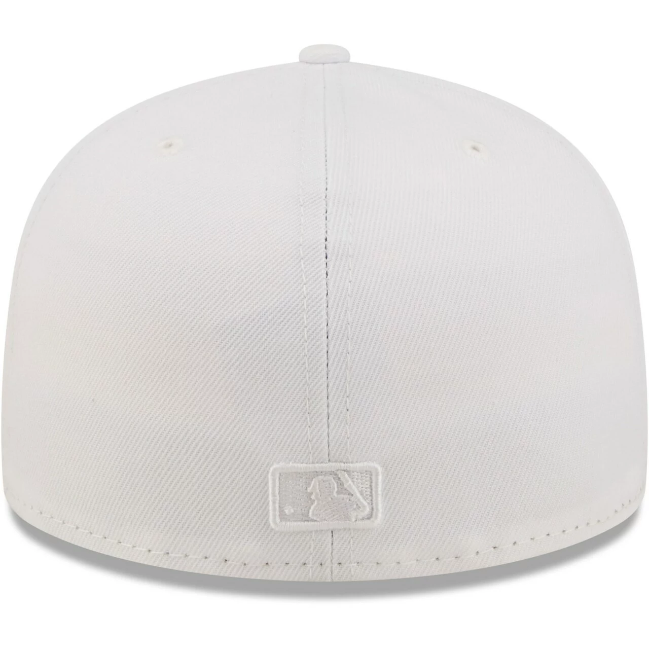 Men's Chicago Cubs New Era White On White 59FIFTY Fitted Hat - Image 4