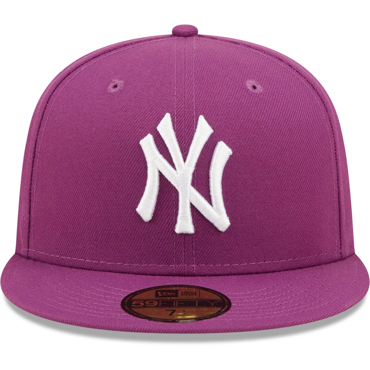 Men's New York Yankees New Era Grape Logo 59FIFTY Fitted Hat - Image 2