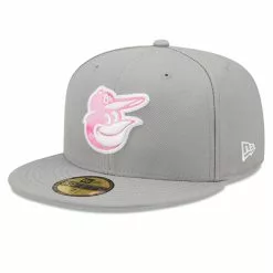 Men's Baltimore Orioles New Era Gray 2022 Mother's Day On-Field 59FIFTY Fitted Hat