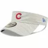 Men's Chicago Cubs New Era Gray Distinct Visor