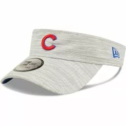 Men's Chicago Cubs New Era Gray Distinct Visor