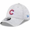 Men's Chicago Cubs New Era Gray Speed 39THIRTY Flex Hat