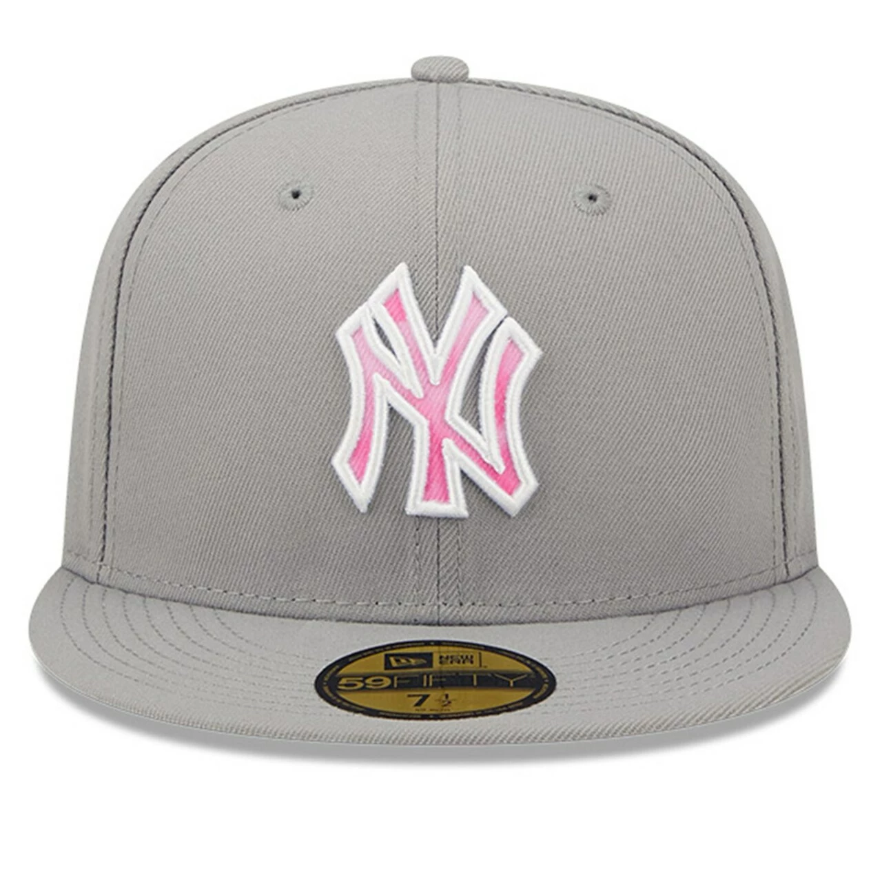 Men's New York Yankees New Era Gray 2022 Mother's Day On-Field 59FIFTY Fitted Hat - Image 2