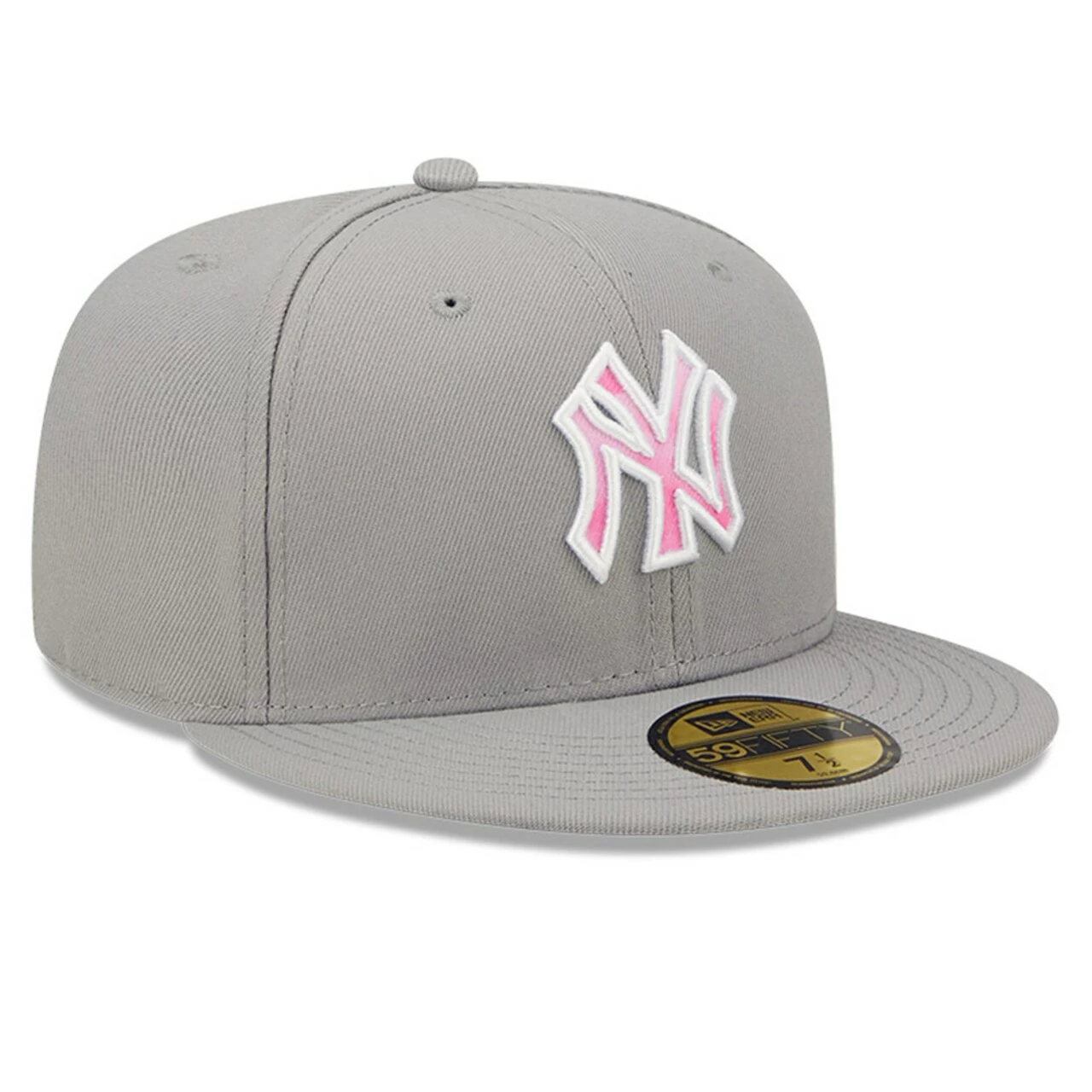 Men's New York Yankees New Era Gray 2022 Mother's Day On-Field 59FIFTY Fitted Hat - Image 3