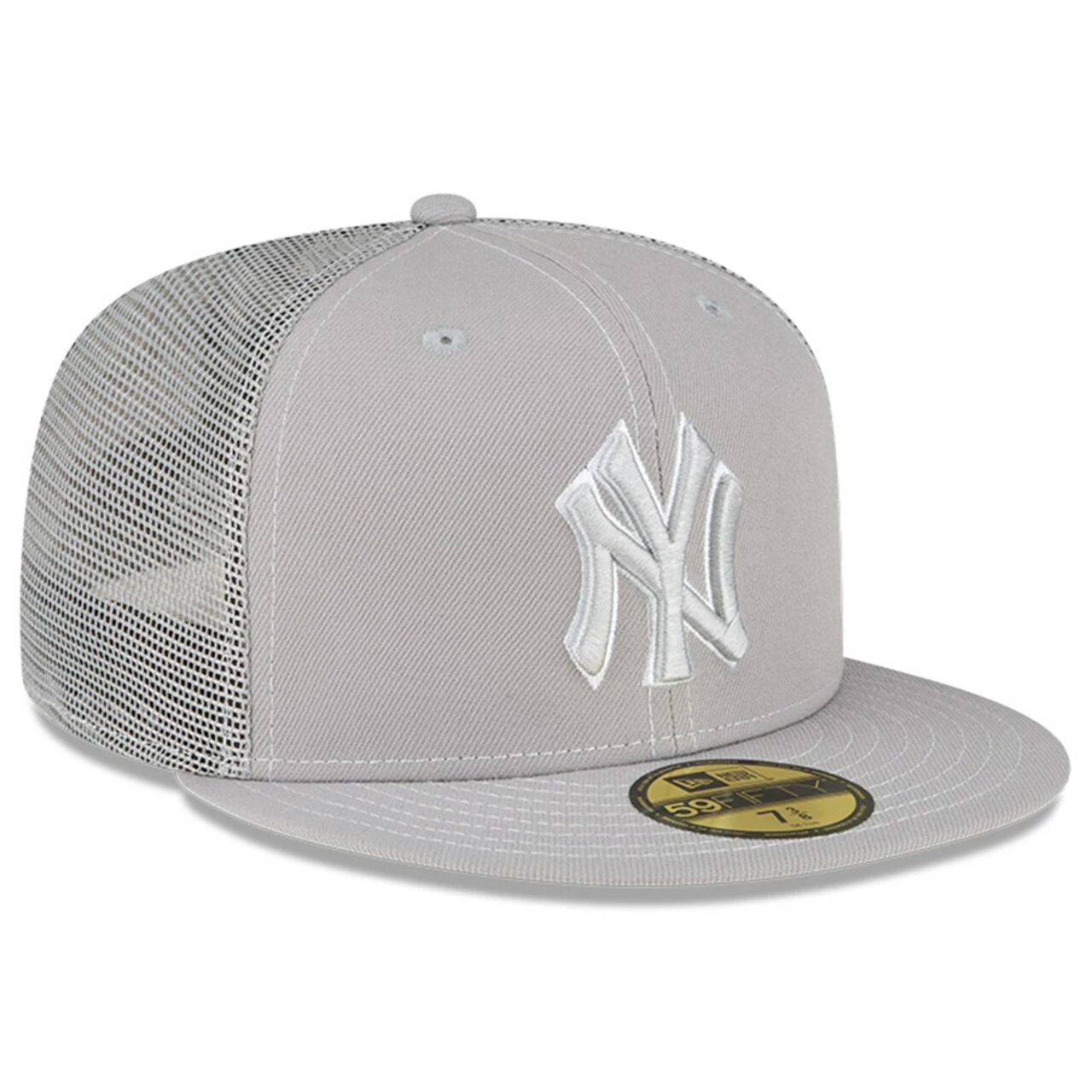 Men's New York Yankees New Era Gray 2023 On-Field Batting Practice 59FIFTY Fitted Hat - Image 3