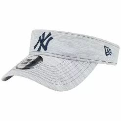 Men's New York Yankees New Era Gray Adjustable Visor