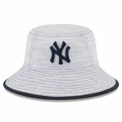 Men's New York Yankees New Era Gray Game Bucket Hat