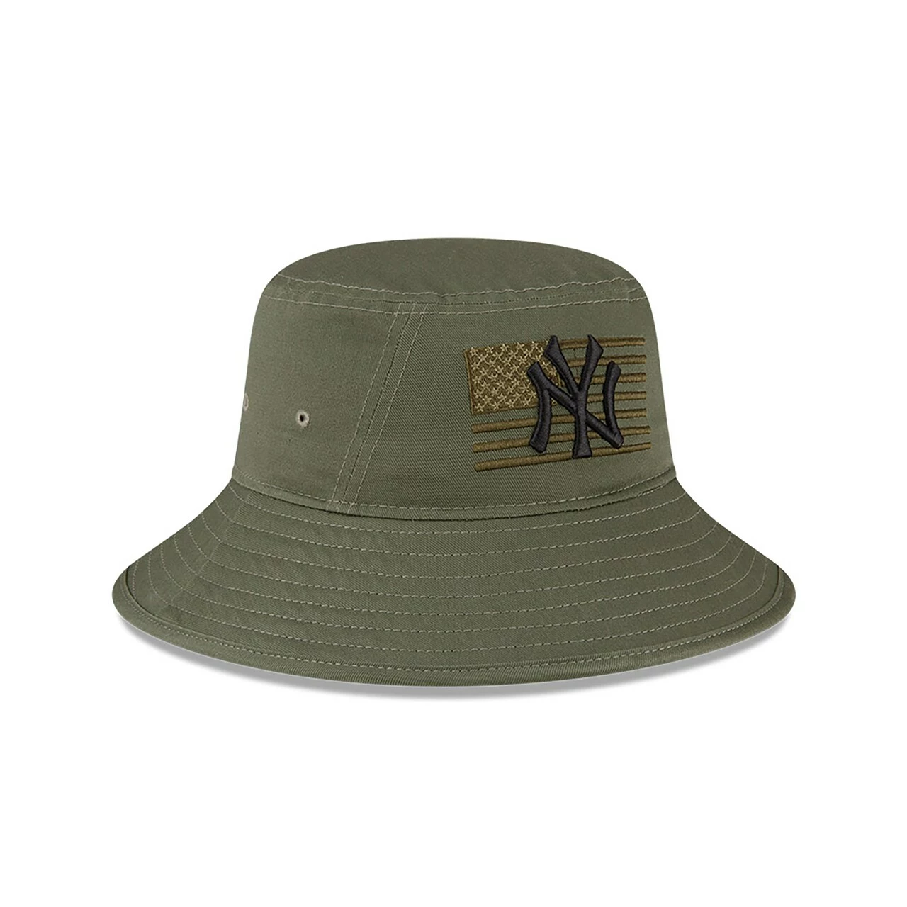 Men's New York Yankees New Era Green 2023 Armed Forces Day Bucket Hat - Image 3
