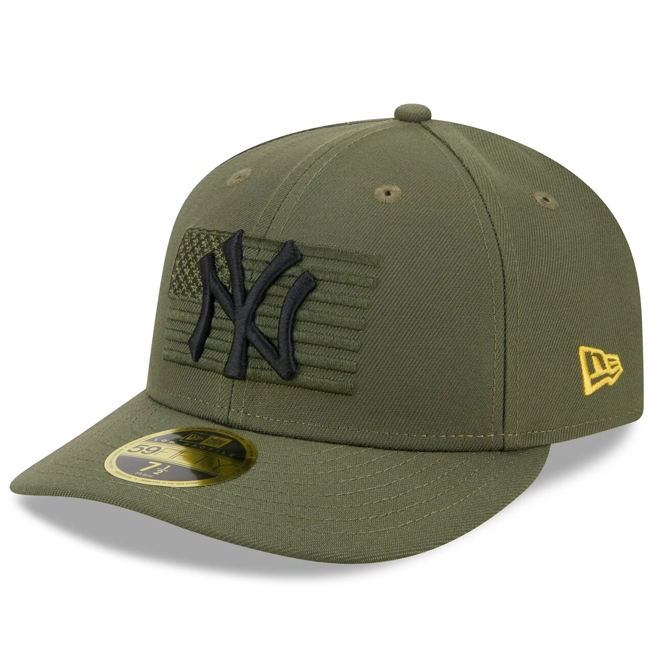 Men's New York Yankees New Era Green 2023 Armed Forces Day Low Profile 59FIFTY Fitted Hat - Image 3