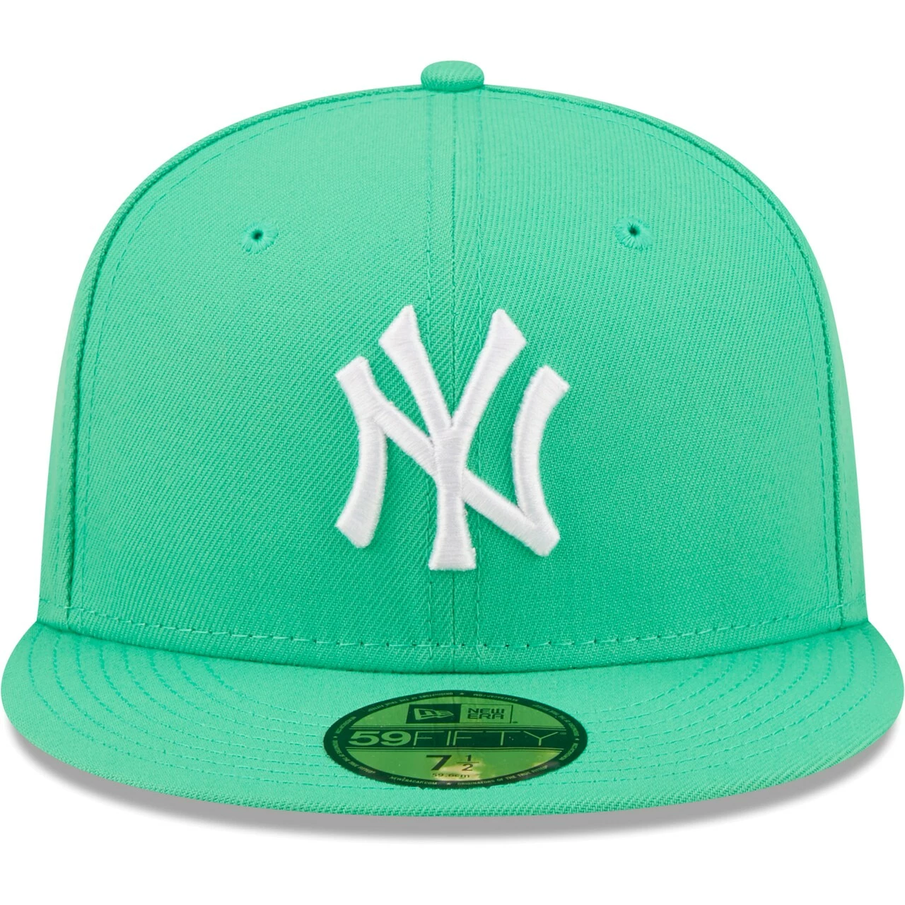 Men's New York Yankees New Era Green Logo 59FIFTY Fitted Hat - Image 2