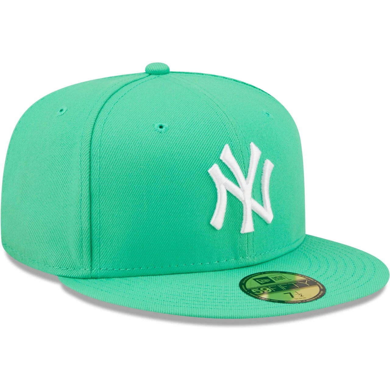 Men's New York Yankees New Era Green Logo 59FIFTY Fitted Hat - Image 3
