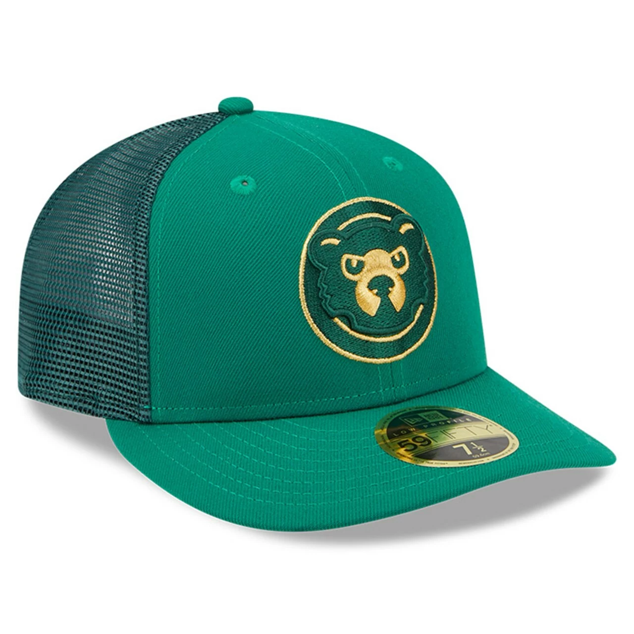 Men's Chicago Cubs New Era Kelly Green 2023 St. Patrick's Day Low Profile 59FIFTY Fitted Hat - Image 3