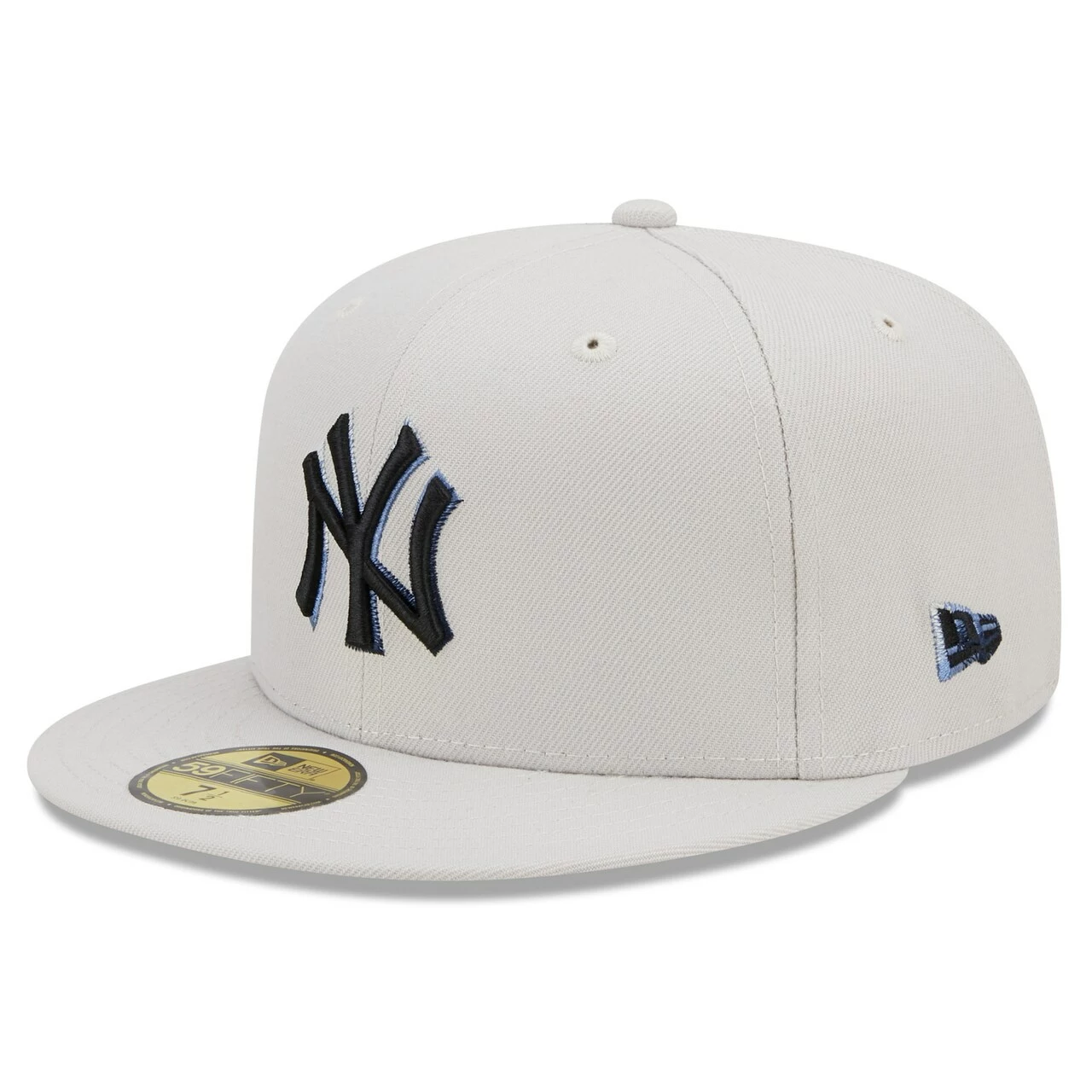 Men's New York Yankees New Era Khaki Stone Dim Undervisor 59FIFTY Fitted Hat