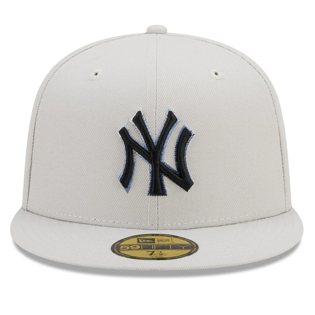 Men's New York Yankees New Era Khaki Stone Dim Undervisor 59FIFTY Fitted Hat - Image 2