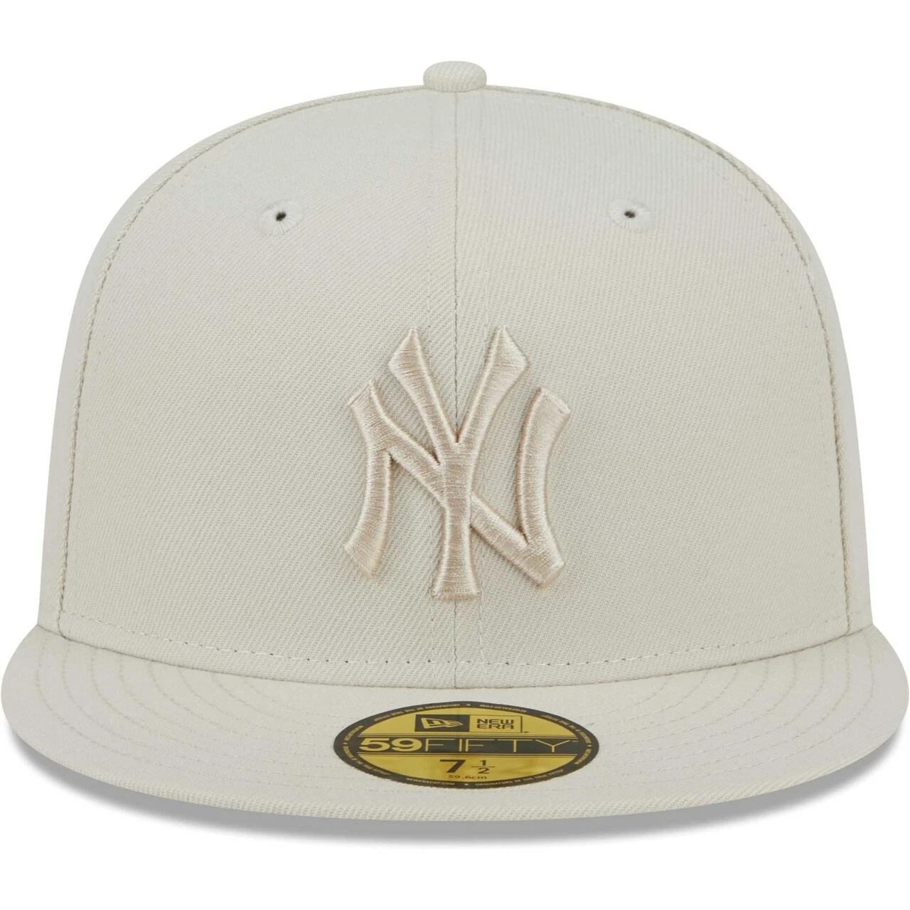 Men's New York Yankees New Era Khaki Tonal 59FIFTY Fitted Hat - Image 2